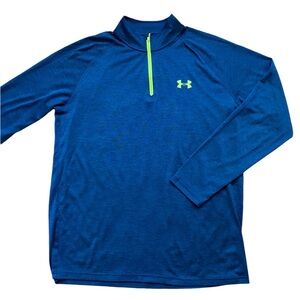 Men’s Under Armour Blue Quarter Zip Pullover